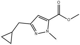 2739868-34-7 Methyl 3-(cyclopropylmethyl)-1-methyl-1H-pyrazole-5-carboxylate