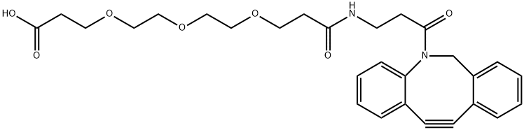 DBCO-NHCO-PEG3-acid Structure