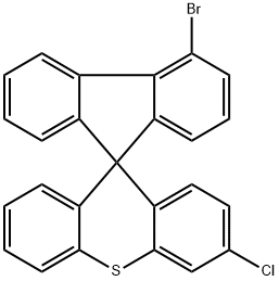 4-Bromo-3′-chlorospiro[9H-fluorene-9,9′-[9H]thioxanthene] Structure