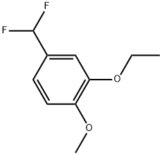 4-(Difluoromethyl)-2-ethoxy-1-methoxybenzene,2740766-93-0,结构式