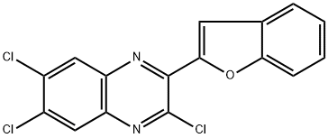 2-(1-benzofuran-2-yl)-3,6,7-trichloroquinoxaline,2740844-31-7,结构式