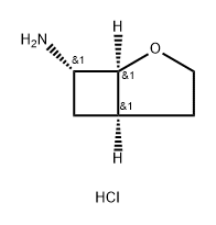 2-Oxabicyclo[3.2.0]heptan-7-amine, hydrochloride (1:1), (1R,5S,7R)-rel- 化学構造式