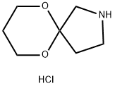 6,10-dioxa-2-azaspiro[4.5]decane hydrochloride Structure