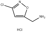 1-(3-chloro-1,2-oxazol-5-yl)methanamine
hydrochloride 结构式