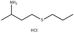 4-(propylsulfanyl)butan-2-amine hydrochloride|