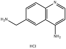 6-(aminomethyl)quinolin-4-amine dihydrochloride,2742659-73-8,结构式