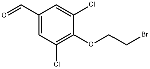 4-(2-Bromoethoxy)-3,5-dichlorobenzaldehyde 结构式