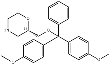 (S)-2-((Bis(4-methoxyphenyl)(phenyl)methoxy)methyl)morpholine|(S)-2-((4-甲氧基苯基)(苯基)甲氧基)甲基)吗啉