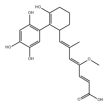 库瓦烯 B,274684-11-6,结构式