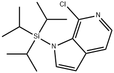 7-Chloro-1-tris(1-methylethyl)silyl-1H-pyrrolo2,3-cpyridine Structure