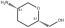 cis-(5-Amino-tetrahydro-pyran-2-yl)-methanol Structure