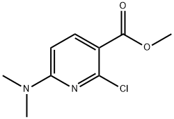 methyl 2-chloro-6-(dimethylamino)nicotinate,2749939-72-6,结构式