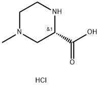 (S)-4-Methyl-piperazine-2-carboxylic acid dihydrochloride Struktur