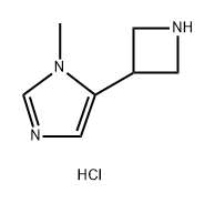 5-(azetidin-3-yl)-1-methyl-1H-imidazole dihydrochloride 结构式