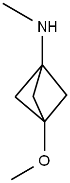 (3-甲氧基-双环[1.1.1]戊-1-基)-甲胺盐酸盐 结构式