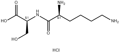 H-LYS-SER-OH · HCL 化学構造式