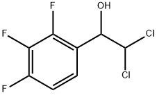 2,2-Dichloro-1-(2,3,4-trifluorophenyl)ethanol Structure