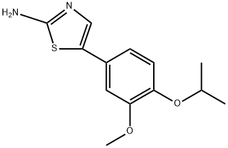 5-(4-Isopropoxy-3-methoxyphenyl)thiazol-2-amine,2755717-77-0,结构式