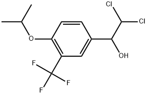 2,2-Dichloro-1-(4-isopropoxy-3-(trifluoromethyl)phenyl)ethanol Structure