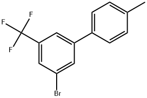 3-Bromo-4'-methyl-5-(trifluoromethyl)-1,1'-biphenyl|