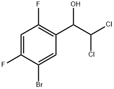 1-(5-Bromo-2,4-difluorophenyl)-2,2-dichloroethanol Structure