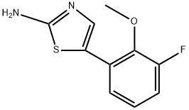 5-(3-Fluoro-2-methoxyphenyl)thiazol-2-amine,2755720-76-2,结构式