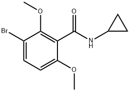 3-bromo-N-cyclopropyl-2,6-dimethoxybenzamide|