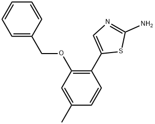 5-(2-(Benzyloxy)-4-methylphenyl)thiazol-2-amine,2755720-95-5,结构式