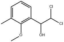2,2-Dichloro-1-(2-methoxy-3-methylphenyl)ethanol 结构式