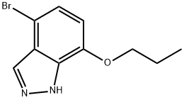 4-Bromo-7-propoxy-1H-indazole Structure