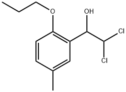 2,2-Dichloro-1-(5-methyl-2-propoxyphenyl)ethanol,2755722-68-8,结构式