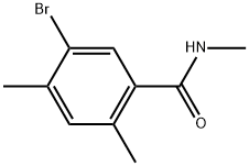 5-Bromo-N,2,4-trimethylbenzamide Structure
