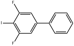 3,5-Difluoro-4-iodo-1,1'-biphenyl 化学構造式