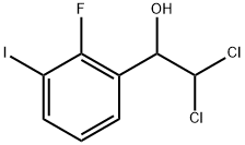 2,2-Dichloro-1-(2-fluoro-3-iodophenyl)ethanol 化学構造式