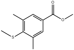 Methyl 3,5-dimethyl-4-(methylthio)benzoate Struktur