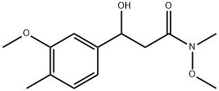 3-HYDROXY-N-METHOXY-3-(3-METHOXY-4-METHYLPHENYL)-N-METHYL 结构式