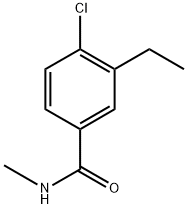 4-Chloro-3-ethyl-N-methylbenzamide,2755724-20-8,结构式