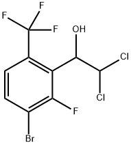 1-(3-BROMO-2-FLUORO-6-(TRIFLUOROMETHYL)PHENYL)-2,2-DICHLO 结构式