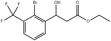 Ethyl 3-(2-bromo-3-(trifluoromethyl)phenyl)-3-hydroxypropanoate|ETHYL 3-(2-BROMO-3-(TRIFLUOROMETHYL)PHENYL)-3-HYDROXYPROP