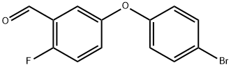 5-(4-Bromophenoxy)-2-fluorobenzaldehyde Structure