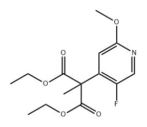 2755892-90-9 diethyl 2-(5-fluoro-2-methoxy-4-pyridyl)-2-methyl-propanedioate