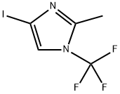 4-Iodo-2-methyl-1-(trifluoromethyl)-1H-imidazole Struktur