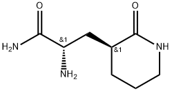 3-Piperidinepropanamide, α-amino-2-oxo-, (αS,3S)- Structure