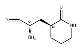 (S)-2-氨基-3-((S)-2-氧代哌啶-3-基)丙腈,2755952-00-0,结构式