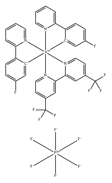 2757085-01-9 4,4'-双-三氟甲基]双[(4-氟苯基)吡啶]铱(III)六氟磷酸盐