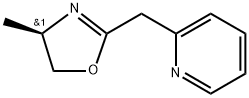 Pyridine, 2-[[(4R)-4,5-dihydro-4-methyl-2-oxazolyl]methyl]- Structure