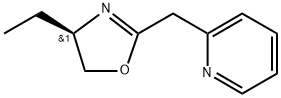 Pyridine, 2-[[(4R)-4-ethyl-4,5-dihydro-2-oxazolyl]methyl]- Struktur