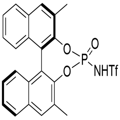 N-((11BR)-2,6-二甲基-4-氧化二萘并2,1-D:1',2'-F][1,3,2]二氧杂磷杂环庚-4-基)-1,1,1-三氟甲磺酰胺,2757287-61-7,结构式