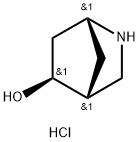 2-Azabicyclo[2.2.1]heptan-5-ol, hydrochloride (1:1), (1R,4R,5S)-,2757314-96-6,结构式