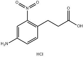 3-(4-Amino-2-nitrophenyl)propanoic acid hydrochloride|3-(4-氨基-2-硝基苯基)丙酸盐酸盐